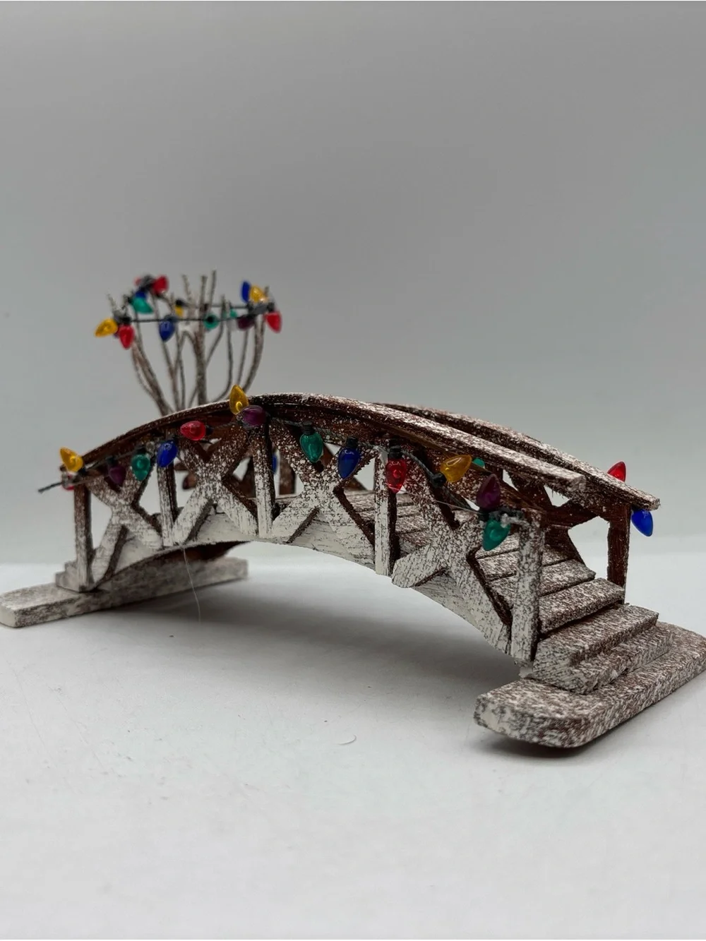 Lemax Village Collection 1991‎ Vintage Dickensvale Collectible Wooden Footbridge